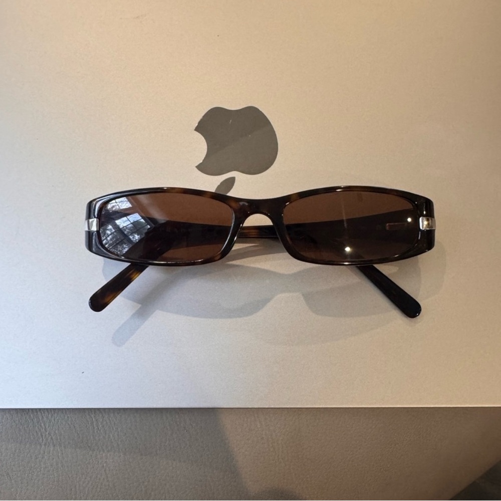 Prada Vintage Rectangle Sunglasses – Tortoise/Brown (Made in Italy)